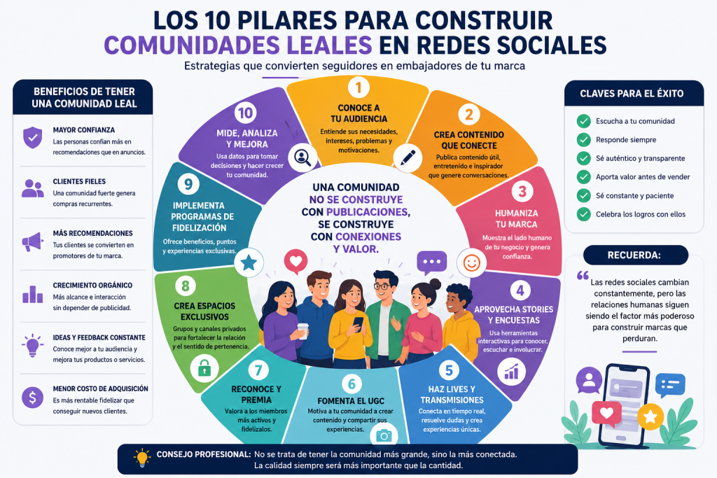 Cómo crear comunidades leales en redes sociales: guía completa para fidelizar seguidores y aumentar el engagement